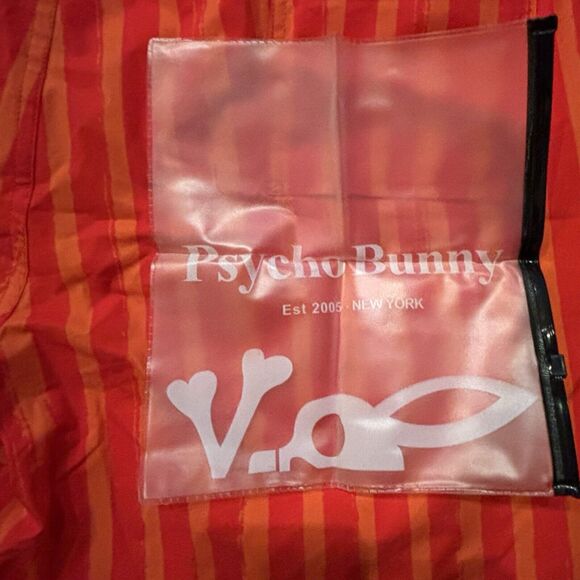 Psycho Bunny Men's Clown Fish Torver Orange Striped Patterned Swim Trunks XXXL - Picture 5 of 9